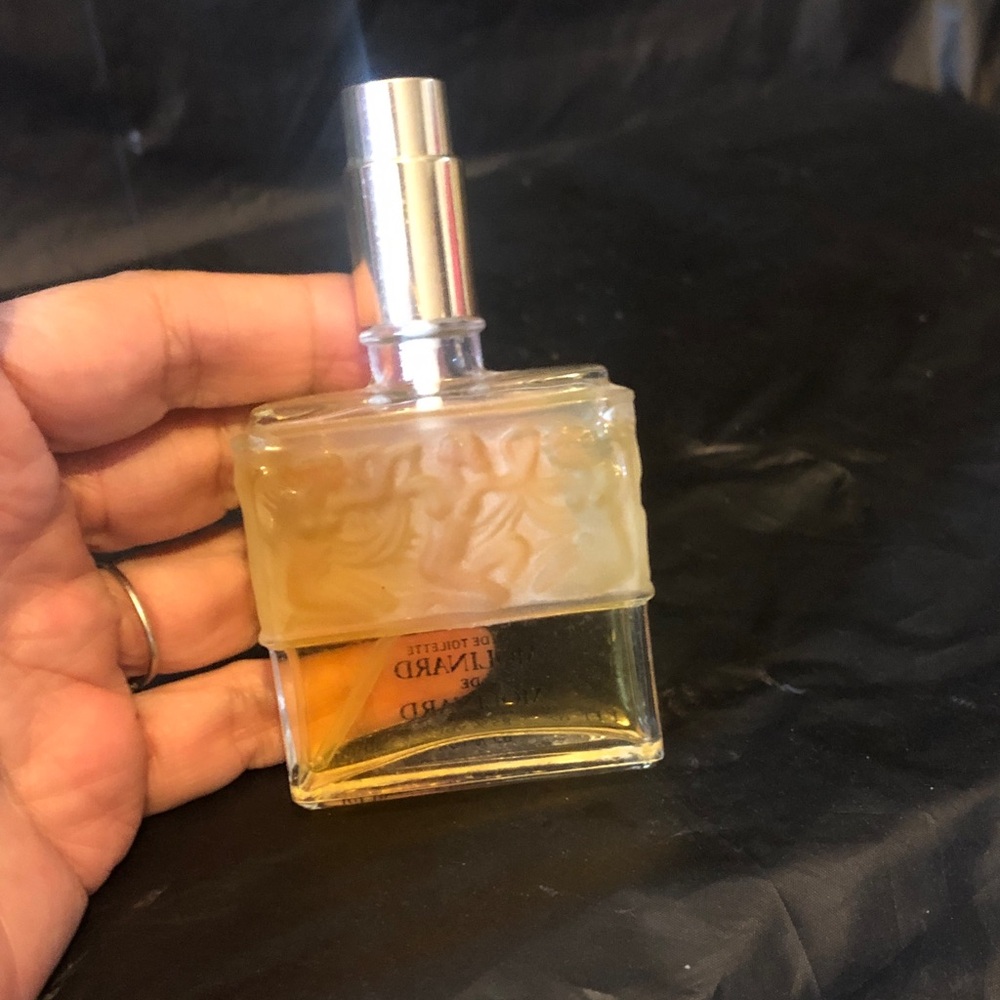 Lalique crystal bottle & Molinard de Eau De Toilette 1 oz full; lost cap! - Picture 5 of 6